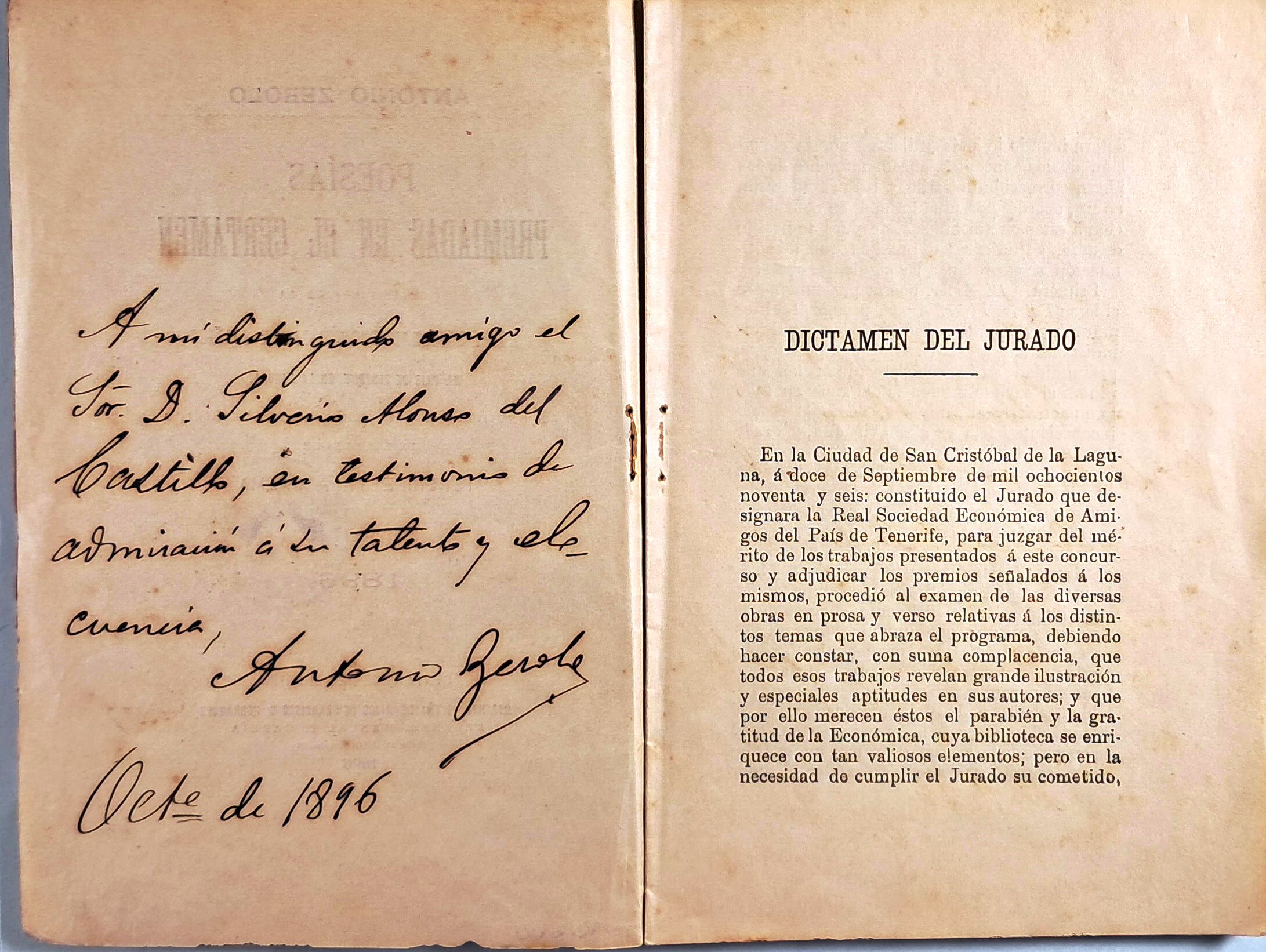 Dedicatoria del autor